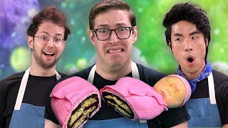 The Try Guys Make Illusion Cakes Without A Recipe [upl. by Aoh]