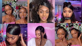 💗💗 GORGEOUS HAIR STYLES CURLY HAIR EDITION [upl. by Rivy]