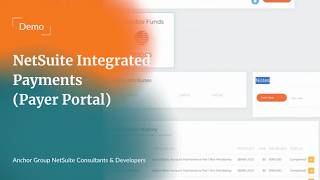 Payer Portal  Demo  NetSuite Integrated Payments [upl. by Qirat]