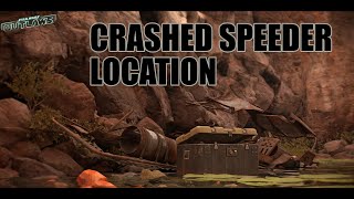 Crashed Speeder  Toshara Location starwars outlaws [upl. by Deery]