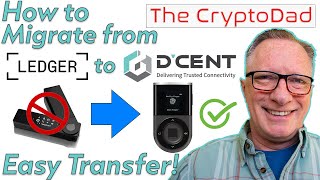 Safely Migrate Crypto Assets from Ledger Nano X to DCENT Biometric Wallet  Ultimate Guide [upl. by Ayekim]