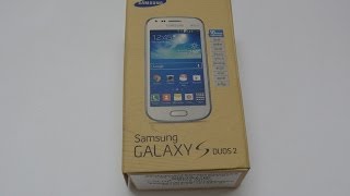 Samsung Galaxy S Duos 2 Unboxing S7582 [upl. by Yro378]