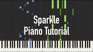 Sparkle  Kimi no Na wa OST Piano Tutorial Synthesia [upl. by Snashall]