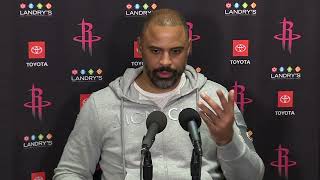 Coach Ime Udoka on his exchange with LeBron Postgame Interview [upl. by Winola]