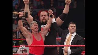 Big Show interferes in Triple H vs Mr McMahon match WWE RAW HD  2006 [upl. by Adnama124]