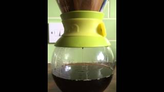 Bodum pour over using Chemex papers and a drinking straw [upl. by Safir628]