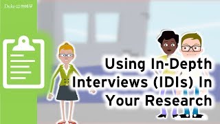 Using InDepth Interviews IDIs In Your Research Qualitative Research Methods [upl. by Namajneb]