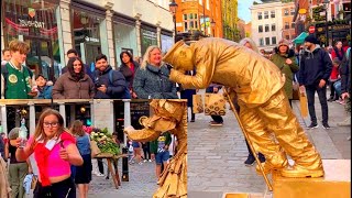 Hilarious Living Statue Pranks ft London Levitating Silverman and Goldman Statues 😂 [upl. by Ailey732]