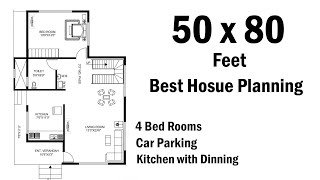 50 x 80 House plan with full Detail [upl. by Anahpos578]