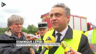 Accident grave sur lA13  deux blessés en quoturgence absoluequot [upl. by Enimajneb]