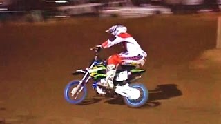 James Stewart Pit Bike Race [upl. by Edrea959]