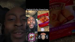 Peach cobbler egg roll recipe by theonealsway [upl. by Marriott]