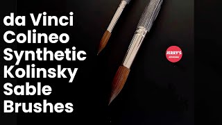 da Vinci Colineo Synthetic Kolinsky Sable Watercolor Brushes [upl. by Stanfield]