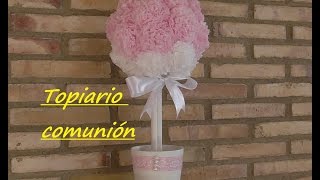 Topiario para celebración ⛪Comunión Boda Bautizo 🎁 [upl. by Assilym]