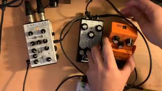 Boss DS1 amp EQD Plumes  Stacked amp Blended with Simplifier MK2 [upl. by Gudren]