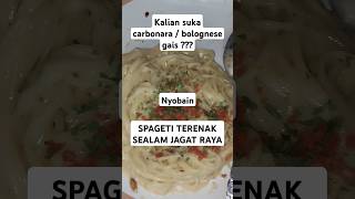 mie spageti food bolognese carbonara noodle makanan masakan reels fyp kuliner jajanan [upl. by Lleynad686]