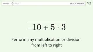 Master Order of Operations Solve 801053 Step by Step [upl. by Jacinthe13]