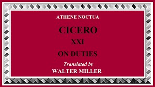 Cicero  On Duties  On Obligations  De Officiis  Full Version [upl. by Baird227]