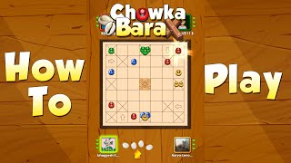 How to Play Chowka Bara  How to Play Chauka Bara Game chaukabara chowkabara [upl. by Sokul256]