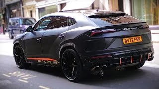 Luxury Cars amp Sports Cars in London  Urus Pearl Capsule DBS Portofino [upl. by Suollecram]