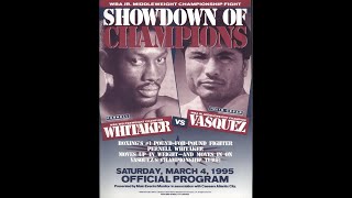 OFF TOPIC Julio Cesar Vazquez vs Pernell Whitaker 04 03 1995 transmision argentina [upl. by Adiaz65]