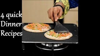 4 quick dinner recipes  4 light and easy Indian dinner recipes  healthy dinner recipes [upl. by Adabelle]