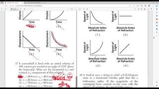 June 2022 Physics Regents Exam Part B1 [upl. by Arraic]