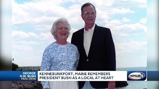 Kennebunkport residents remember George HW Bush as a local at heart [upl. by Iolenta]