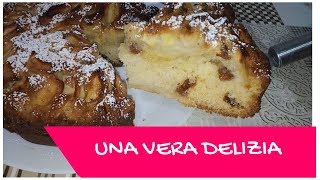 Torta Mele e Uvetta Facile Veloce Buonissima Da non perdere [upl. by Attenaz]