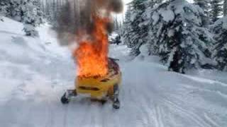 Burning Skidoo mxz [upl. by Gale80]