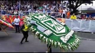 Silleta Atl Nacional Bicampeon Copa Libertadores  Feria De Las Flores 2016  Desfile de Silleteros [upl. by Haskins]