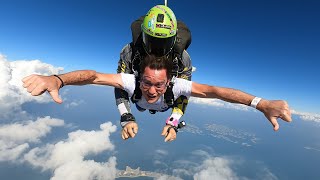 Skydive Dubai Palm Drop Zone December 2022  Tandem Skydive in Dubai  Extreme Air Sports [upl. by Adaval48]