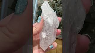 Amazing DT Blue Amphibole Quartz crystals crystalshop angel blueamphibole [upl. by Khalil]