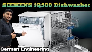 siemens dishwasher demo  siemens 13 place dishwasher  siemens iq500 dishwasher review  dishwasher [upl. by Ahsinam]