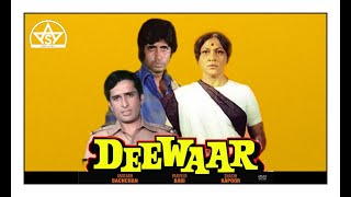 Deewaar Full Movie 1975  Amitabh Bachchan Shashi Kapoor Nirupa Roy Parveen Babi  Facts amp Review [upl. by Dahsra]