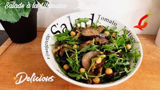 Recette Salade d’aubergines grillées à la Libanaise [upl. by Catton801]