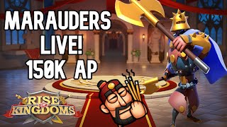 🔴MARAUDERS TIME T5 KVK 1🔴RISE OF KINGDOMS🔴LIVE🔴 [upl. by Raffaj]