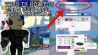 NEW HOW TO REPLACE CRYSTAL IN BLADERS REBIRTHROBLOX [upl. by Perreault685]