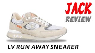 LV RUN AWAY SNEAKER UNBOXING REVIEW  JACK REVIEW [upl. by Datnow]