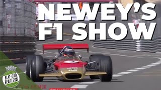 Adrian Newey races F1 Lotus 49 at Monaco [upl. by Haakon]