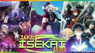 All Isekai  reincarnaton Anime of Summer 2024 [upl. by Nyladnewg]