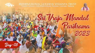 Evening Hari Katha Part 2 Sri Vraja Mandala Parikrama 2023 Day 03 IGVT [upl. by Olivie]