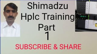 Shimadzu Hplc Training and Operation in Urdu Part 1 [upl. by Lagasse]