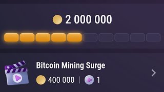 Bitcoin Mining Surge TapSwap Code [upl. by Nilesoj]