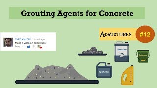 Grouting Agents for Concrete  Admixtures 12 [upl. by Hollerman]