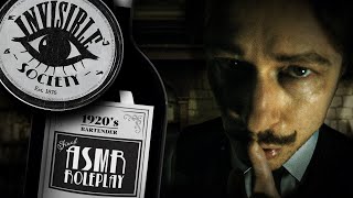 Secret Society Bartender ASMR Roleplay 1920s  Whispered Invisible Sounds [upl. by Secilu]