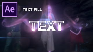 text fill  after effects tutorial [upl. by Amalberga]