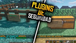 LOS MEJORES PLUGINS DE SEGURIDAD PARA TU SERVIDOR DE MINECRAFT [upl. by Burgwell]