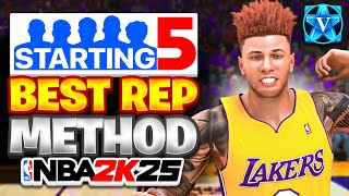 THE NEW BEST REP METHOD FOR ANY SOLO PLAYER IN NBA 2K25 [upl. by Eruot]