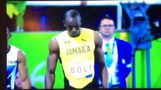 Usain Bolt wins 100m semifinal Rio 2016 Olympics 986 [upl. by Manno]